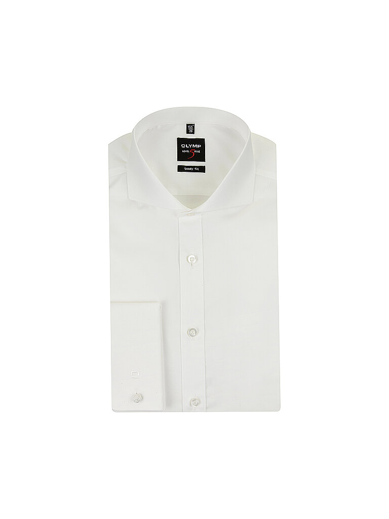OLYMP Level Five Shirt Body Fit Beige 37 6